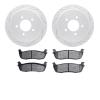 2402-54035 Geoperformance Drilled/Slotted Brake Rotors with Ultimate-Duty Brake Pads Kit, 1997-2004 Ford/Lincoln/Mercury/Mazda,  - image 1