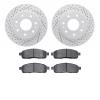 2402-54067 Geoperformance Drilled/Slotted Brake Rotors with Ultimate-Duty Brake Pads Kit, 2009-2009 Ford/Lincoln/Mercury/Mazda,  - image 1