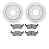 2402-54068 Geoperformance Drilled/Slotted Brake Rotors with Ultimate-Duty Brake Pads Kit, 2012-2014 Ford/Lincoln/Mercury/Mazda,  - image 1