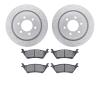 2402-54069 Geoperformance Drilled/Slotted Brake Rotors with Ultimate-Duty Brake Pads Kit, 2012-2020 Ford/Lincoln/Mercury/Mazda,  - image 1