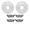 2402-54079 Geoperformance Drilled/Slotted Brake Rotors with Ultimate-Duty Brake Pads Kit, 2018-2021 Ford/Lincoln/Mercury/Mazda,  - image 1