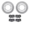 2402-76005 Geoperformance Drilled/Slotted Brake Rotors with Ultimate-Duty Brake Pads Kit, 1995-2004 Lexus/Toyota/Scion, Position - image 1