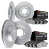 2404-42000 Geoperformance Drilled Brake Rotors with Ultimate-Duty Brake Pads Kit, 2005-2010 Mopar, Position: Front and Rear - image 1