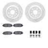 2412-42034 Geoperformance Drilled/Slotted Brake Rotors with Ultimate-Duty Brake Pads Kit & Hardware, Fits Select Mopar, Position - image 1