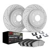 2412-42034 Geoperformance Drilled/Slotted Brake Rotors with Ultimate-Duty Brake Pads Kit & Hardware, Fits Select Mopar, Position - image 2
