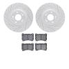 2502-03037 Geoperformance Drilled/Slotted Rotors w/5000 Advanced Brake Pads Kit, 2009-2014 Kia/Hyundai/Genesis, Position: Front - image 1