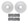 2502-03044 Geoperformance Drilled/Slotted Rotors w/5000 Advanced Brake Pads Kit, 2010-2016 Kia/Hyundai/Genesis, Position: Front - image 1