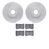 2502-03048 Geoperformance Drilled/Slotted Rotors w/5000 Advanced Brake Pads Kit, 2011-2014 Kia/Hyundai/Genesis, Position: Front - image 1