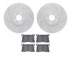 2502-03062 Geoperformance Drilled/Slotted Rotors w/5000 Advanced Brake Pads Kit, 2012-2017 Kia/Hyundai/Genesis, Position: Front - image 1