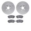 2502-13032 Geoperformance Drilled/Slotted Rotors w/5000 Advanced Brake Pads Kit, 2004-2012 Subaru, Position: Front - image 1