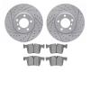 2502-31102 Geoperformance Drilled/Slotted Rotors w/5000 Advanced Brake Pads Kit, 2015-2015 BMW, Position: Front - image 1