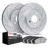 2502-32031 Geoperformance Drilled/Slotted Rotors w/5000 Advanced Brake Pads Kit, Fits Select Mini, Position: Front - image 2
