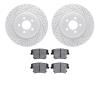 2502-39019 Geoperformance Drilled/Slotted Rotors w/5000 Advanced Brake Pads Kit, 2006-2014 Mopar, Position: Rear - image 1