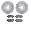 2502-42014 Geoperformance Drilled/Slotted Rotors w/5000 Advanced Brake Pads Kit, 2011-2012 Mopar, Position: Front - image 1