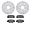 2502-42029 Geoperformance Drilled/Slotted Rotors w/5000 Advanced Brake Pads Kit, 2007-2018 Mopar, Position: Rear - image 1