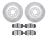 2502-42044 Geoperformance Drilled/Slotted Rotors w/5000 Advanced Brake Pads Kit, Fits Select Mopar, Position: Rear - image 1