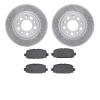 2502-42052 Geoperformance Drilled/Slotted Rotors w/5000 Advanced Brake Pads Kit, Fits Select Mopar, Position: Rear - image 1