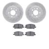 2502-45038 Geoperformance Drilled/Slotted Rotors w/5000 Advanced Brake Pads Kit, 2016-2020 GM, Position: Front - image 1