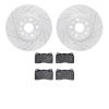 2502-46047 Geoperformance Drilled/Slotted Rotors w/5000 Advanced Brake Pads Kit, 2014-2020 GM, Position: Front - image 1