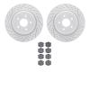 2502-47021 Geoperformance Drilled/Slotted Rotors w/5000 Advanced Brake Pads Kit, 2006-2013 GM, Position: Rear - image 1