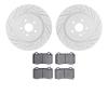 2502-47028 Geoperformance Drilled/Slotted Rotors w/5000 Advanced Brake Pads Kit, Fits Select GM, Position: Rear - image 1
