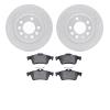 2502-53008 Geoperformance Drilled/Slotted Rotors w/5000 Advanced Brake Pads Kit, 2006-2010 GM, Position: Rear - image 1