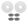 2502-54016 Geoperformance Drilled/Slotted Rotors w/5000 Advanced Brake Pads Kit, 1996-2007 Ford/Lincoln/Mercury/Mazda, Position: - image 1