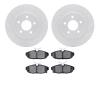 2502-54047 Geoperformance Drilled/Slotted Rotors w/5000 Advanced Brake Pads Kit, 2012-2014 Ford/Lincoln/Mercury/Mazda, Position: - image 1