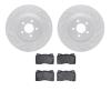 2502-54052 Geoperformance Drilled/Slotted Rotors w/5000 Advanced Brake Pads Kit, 2011-2014 Ford/Lincoln/Mercury/Mazda, Position: - image 1