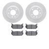 2502-54059 Geoperformance Drilled/Slotted Rotors w/5000 Advanced Brake Pads Kit, 1998-2002 Ford/Lincoln/Mercury/Mazda, Position: - image 1
