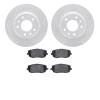 2502-54061 Geoperformance Drilled/Slotted Rotors w/5000 Advanced Brake Pads Kit, 2006-2015 Ford/Lincoln/Mercury/Mazda, Position: - image 1