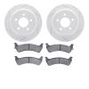 2502-54112 Geoperformance Drilled/Slotted Rotors w/5000 Advanced Brake Pads Kit, 2001-2002 Ford/Lincoln/Mercury/Mazda, Position: - image 1