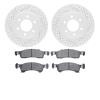 2502-54157 Geoperformance Drilled/Slotted Rotors w/5000 Advanced Brake Pads Kit, 2002-2006 Ford/Lincoln/Mercury/Mazda, Position: - image 1