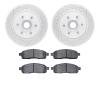 2502-54158 Geoperformance Drilled/Slotted Rotors w/5000 Advanced Brake Pads Kit, 2004-2008 Ford/Lincoln/Mercury/Mazda, Position: - image 1