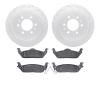 2502-54161 Geoperformance Drilled/Slotted Rotors w/5000 Advanced Brake Pads Kit, 2010-2011 Ford/Lincoln/Mercury/Mazda, Position: - image 1
