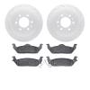 2502-54162 Geoperformance Drilled/Slotted Rotors w/5000 Advanced Brake Pads Kit, 2004-2009 Ford/Lincoln/Mercury/Mazda, Position: - image 1