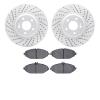 2502-63046 Geoperformance Drilled/Slotted Rotors w/5000 Advanced Brake Pads Kit, Fits Select Mercedes-Benz, Position: Front - image 1