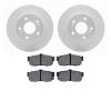 2502-67011 Geoperformance Drilled/Slotted Rotors w/5000 Advanced Brake Pads Kit, 1994-2000 Infiniti/Nissan, Position: Rear - image 1