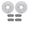 2502-67012 Geoperformance Drilled/Slotted Rotors w/5000 Advanced Brake Pads Kit, 2000-2004 Infiniti/Nissan, Position: Rear - image 1