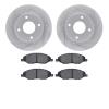 2502-67036 Geoperformance Drilled/Slotted Rotors w/5000 Advanced Brake Pads Kit, 2007-2017 Infiniti/Nissan, Position: Front - image 1