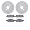 2502-67039 Geoperformance Drilled/Slotted Rotors w/5000 Advanced Brake Pads Kit, 2012-2019 Infiniti/Nissan, Position: Front - image 1