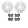 2502-68008 Geoperformance Drilled/Slotted Rotors w/5000 Advanced Brake Pads Kit, 2008-2020 Infiniti/Nissan, Position: Rear - image 1