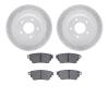 2502-72035 Geoperformance Drilled/Slotted Rotors w/5000 Advanced Brake Pads Kit, Fits Select Mitsubishi, Position: Rear - image 1