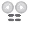 2502-72036 Geoperformance Drilled/Slotted Rotors w/5000 Advanced Brake Pads Kit, Fits Select Mitsubishi, Position: Rear - image 1