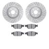 2502-73062 Geoperformance Drilled/Slotted Rotors w/5000 Advanced Brake Pads Kit, 2014-2018 Audi/Volkswagen, Position: Front - image 1