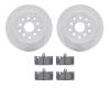 2502-75008 Geoperformance Drilled/Slotted Rotors w/5000 Advanced Brake Pads Kit, 2001-2006 Lexus/Toyota/Scion, Position: Rear - image 1