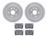 2502-75009 Geoperformance Drilled/Slotted Rotors w/5000 Advanced Brake Pads Kit, 2006-2013 Lexus/Toyota/Scion, Position: Rear - image 1
