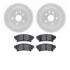 2502-75011 Geoperformance Drilled/Slotted Rotors w/5000 Advanced Brake Pads Kit, 2014-2015 Lexus/Toyota/Scion, Position: Rear - image 1