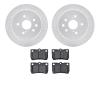 2502-75012 Geoperformance Drilled/Slotted Rotors w/5000 Advanced Brake Pads Kit, 2006-2013 Lexus/Toyota/Scion, Position: Rear - image 1