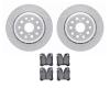 2502-75018 Geoperformance Drilled/Slotted Rotors w/5000 Advanced Brake Pads Kit, 2007-2017 Lexus/Toyota/Scion, Position: Rear - image 1